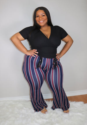 FITTED HIGH WAIST PANTS