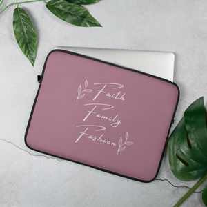 Faith Family Fashion Laptop Sleeve (MAUVE)