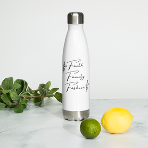 Faith Family Fashion Stainless Steel Water Bottle