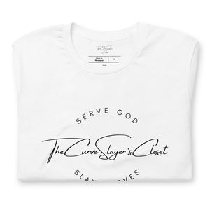 TCS Logo Short-Sleeve Unisex T-Shirt (Black Print)